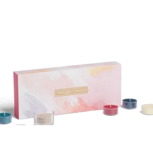 10 Tealights 1 Holder Gift Set