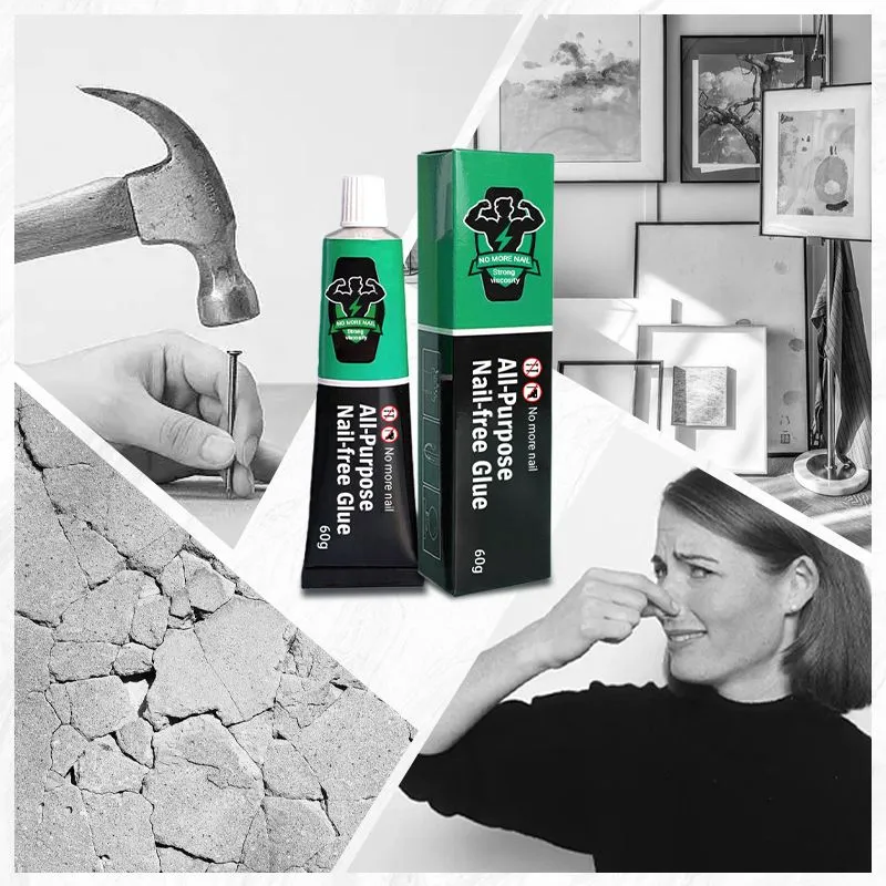 Buy 5 Get 5 Free Waterproof, Punch-free, Quick-drying, Strong All-purpose Adhesive