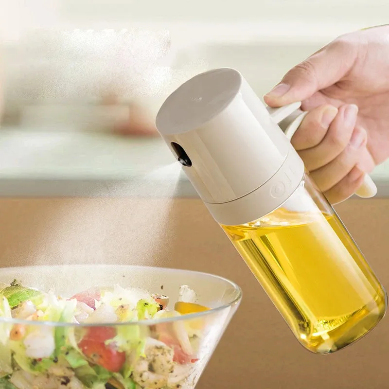 High Borosilicate Glass Oil Spray Bottle 250ml Perfect for Air Fryer Salad Baking Cooking Oil Dispenser Olive Oil Sprayer Mister