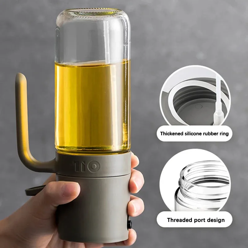 High Borosilicate Glass Oil Spray Bottle 250ml Perfect for Air Fryer Salad Baking Cooking Oil Dispenser Olive Oil Sprayer Mister