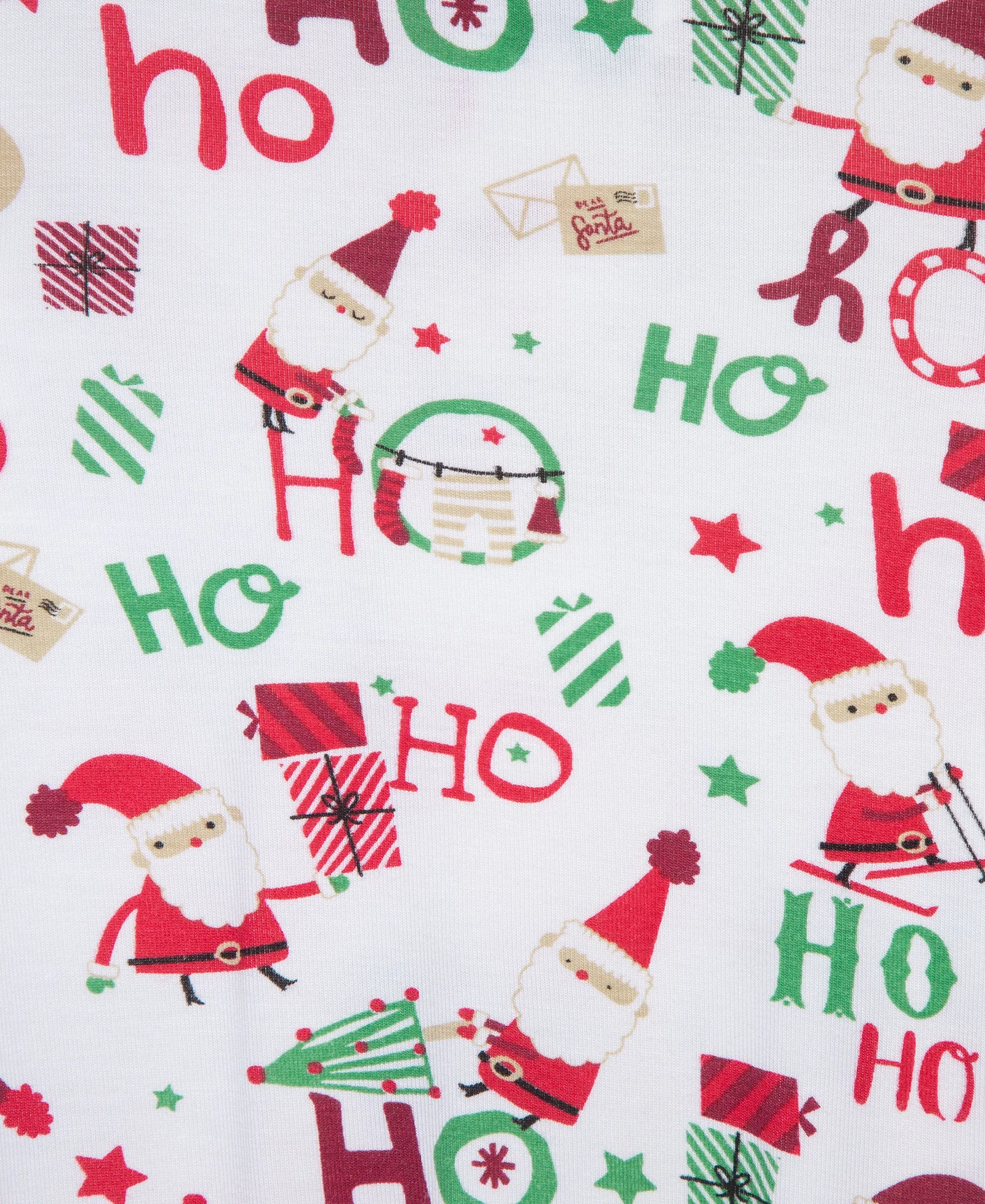 Ho Ho Ho Bamboo 2-Way-Zip Footie & Hat (NB-9M)