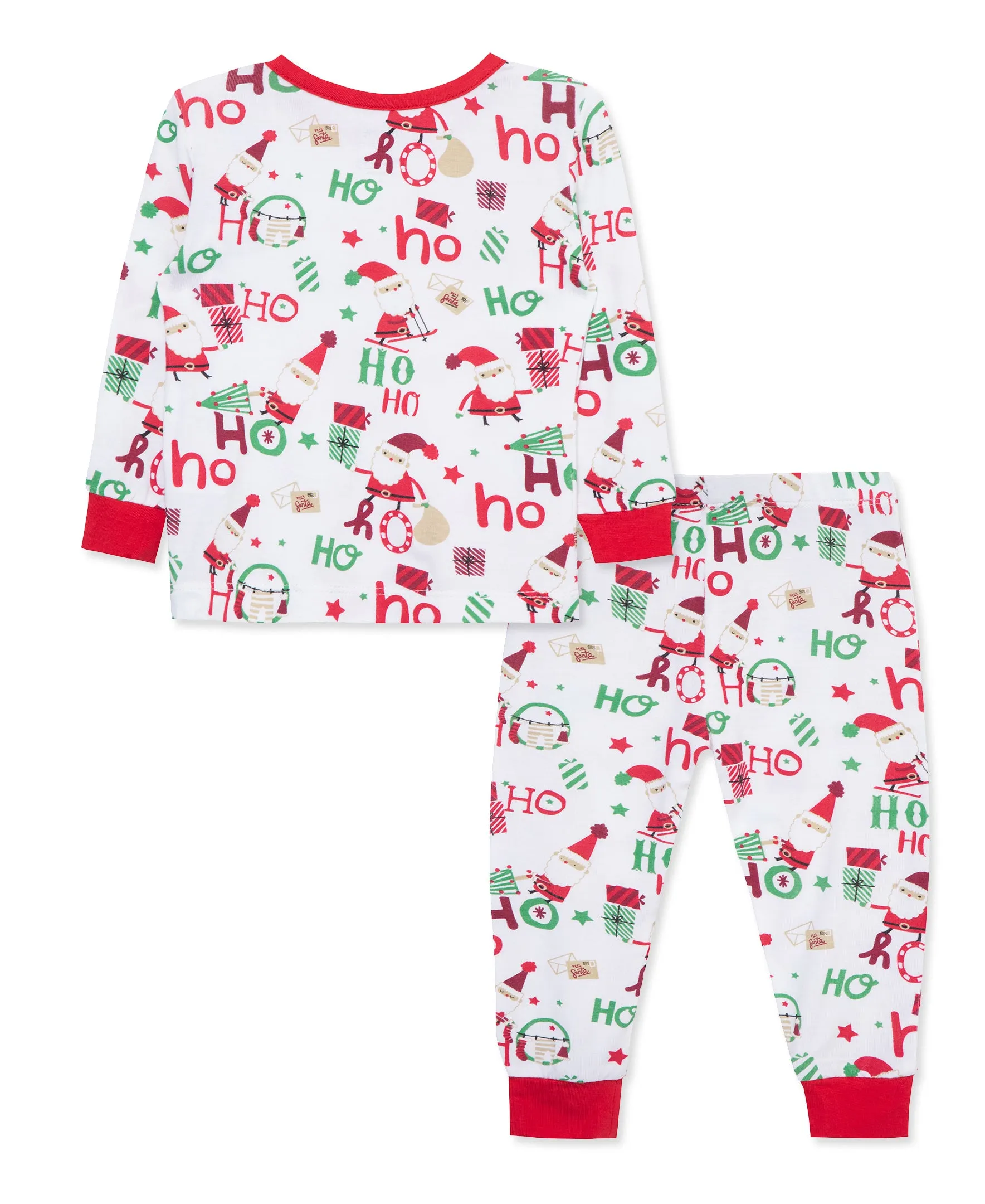 Ho Ho Ho Bamboo Pajama Set (2T-4T)