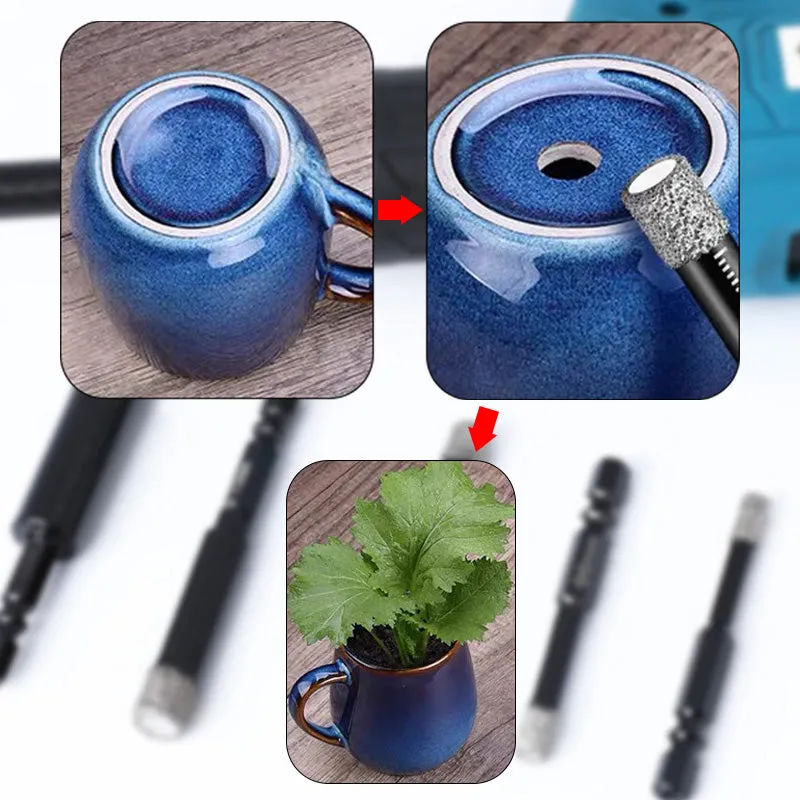  Hot sale Hexagonal Shank Drill Bits for Marble /Tile /Stone