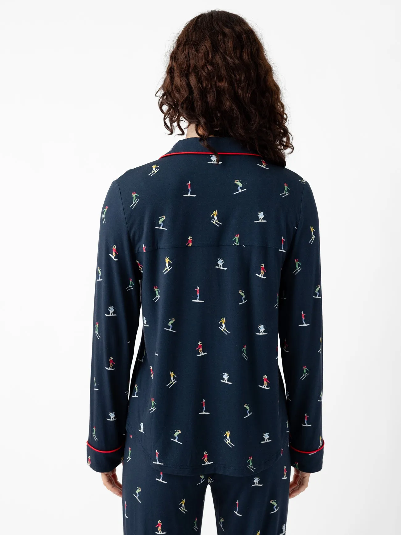 Last Chance Women's Bamboo Stretch-Knit Long Sleeve Pajama Set