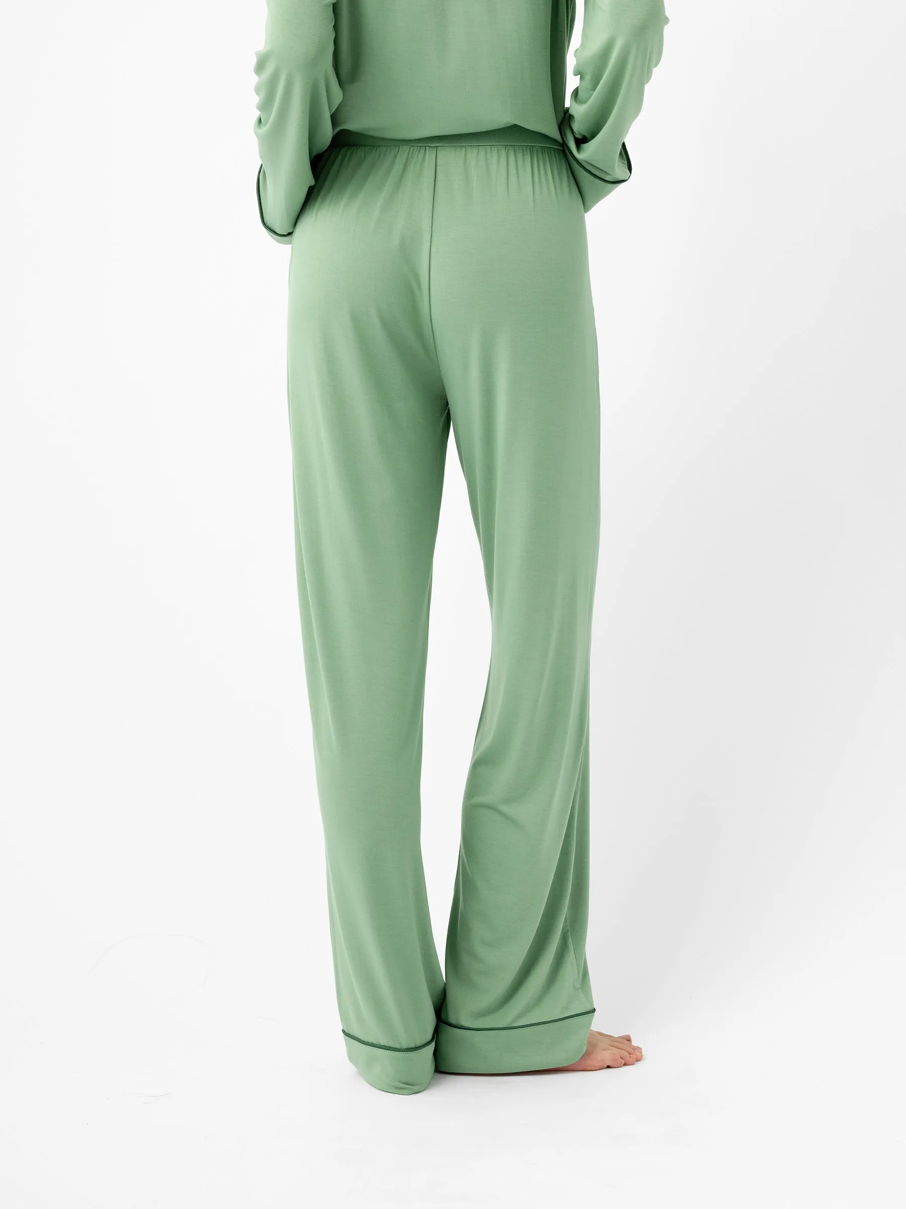 Last Chance Women's Bamboo Stretch-Knit Long Sleeve Pajama Set
