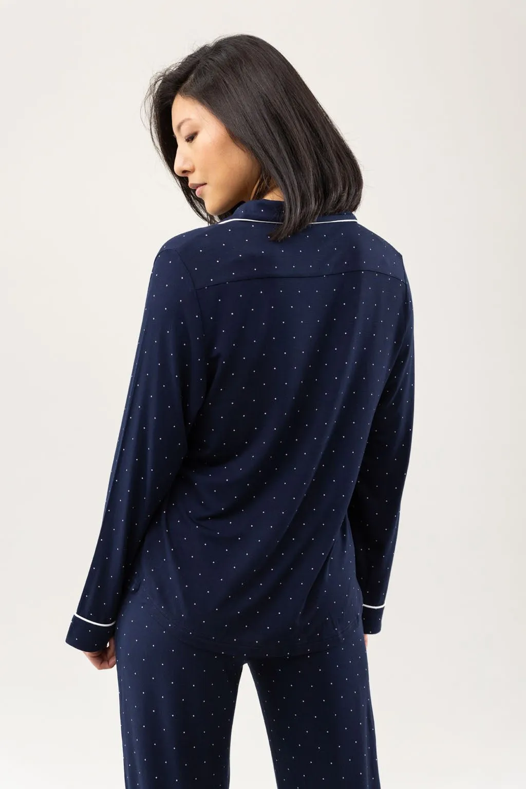 Last Chance Women's Bamboo Stretch-Knit Long Sleeve Pajama Set