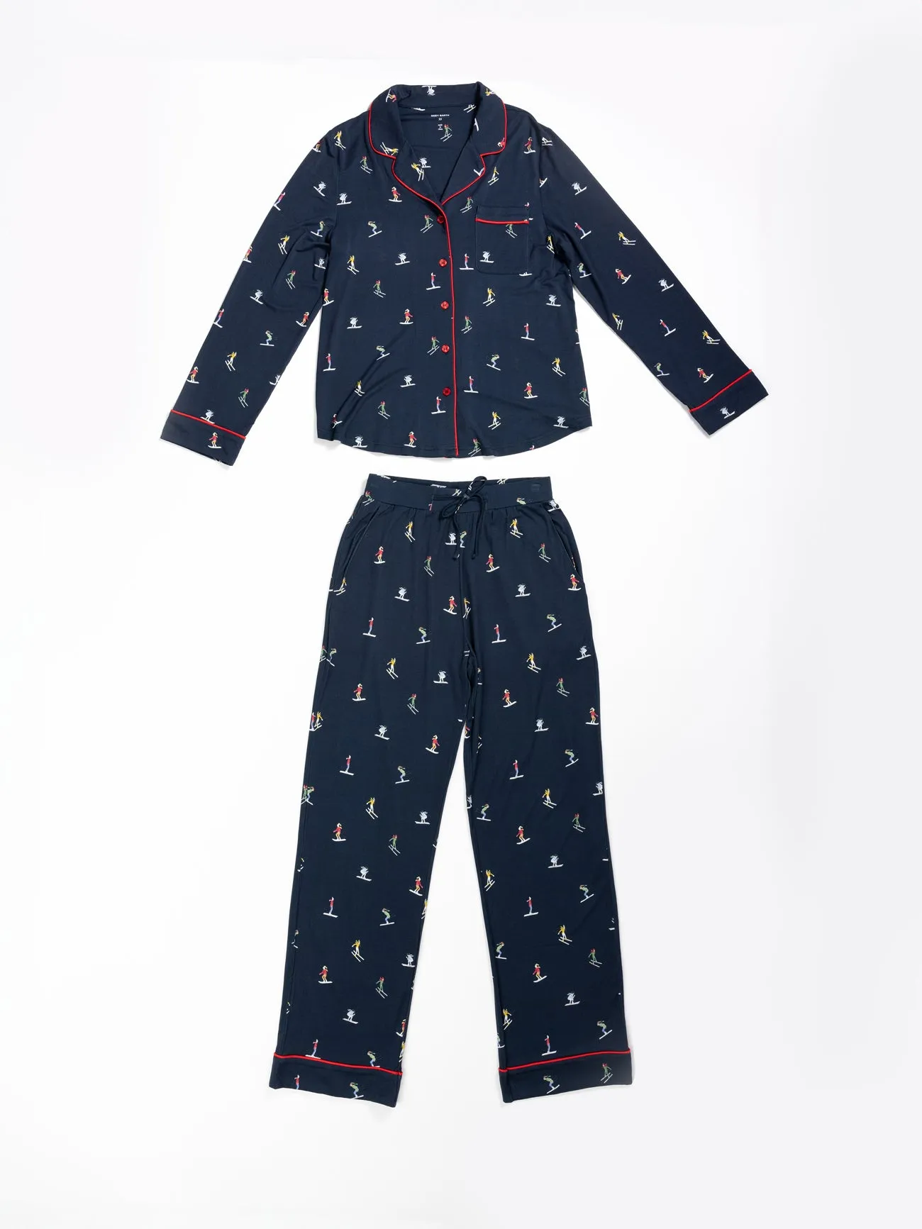 Last Chance Women's Bamboo Stretch-Knit Long Sleeve Pajama Set
