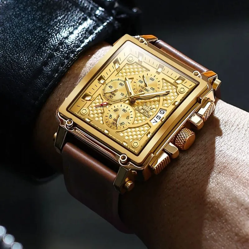 Luxury Square Quartz Watch