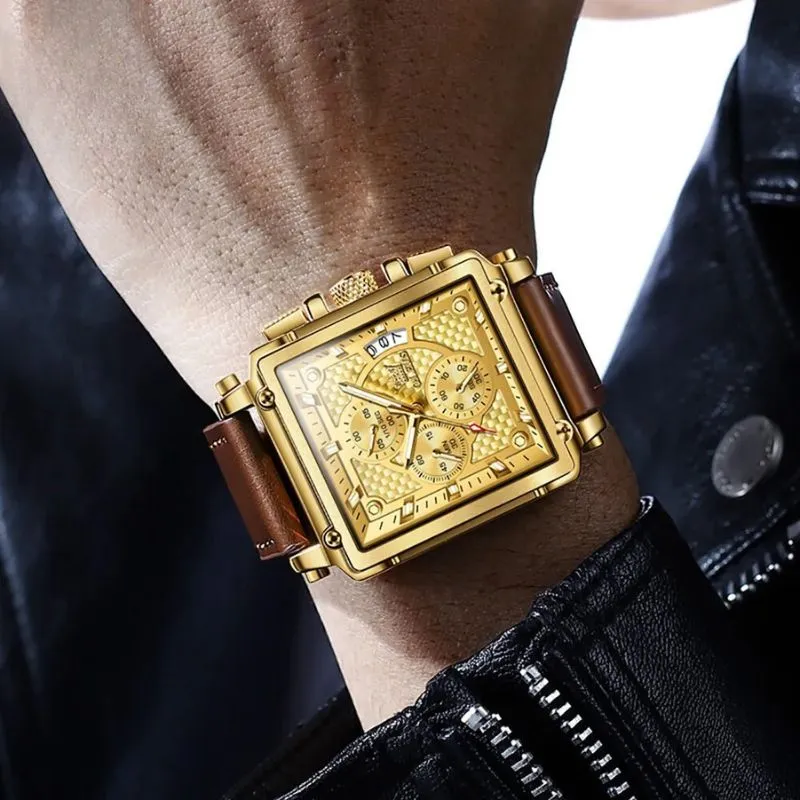 Luxury Square Quartz Watch