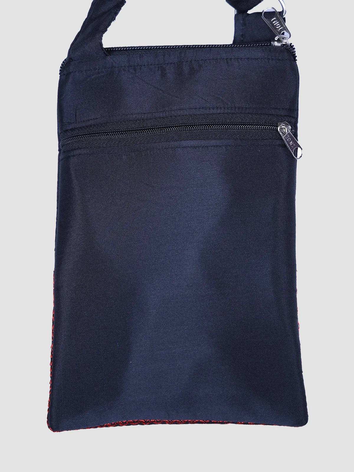 Mobile Pouch With Khun Fabric Black
