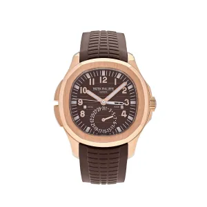 Patek Philippe Aquanaut 5164R-001 Travel Time Brown Dial Rose Gold (2024)