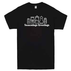 "Seasonings Greetings" men's t-shirt