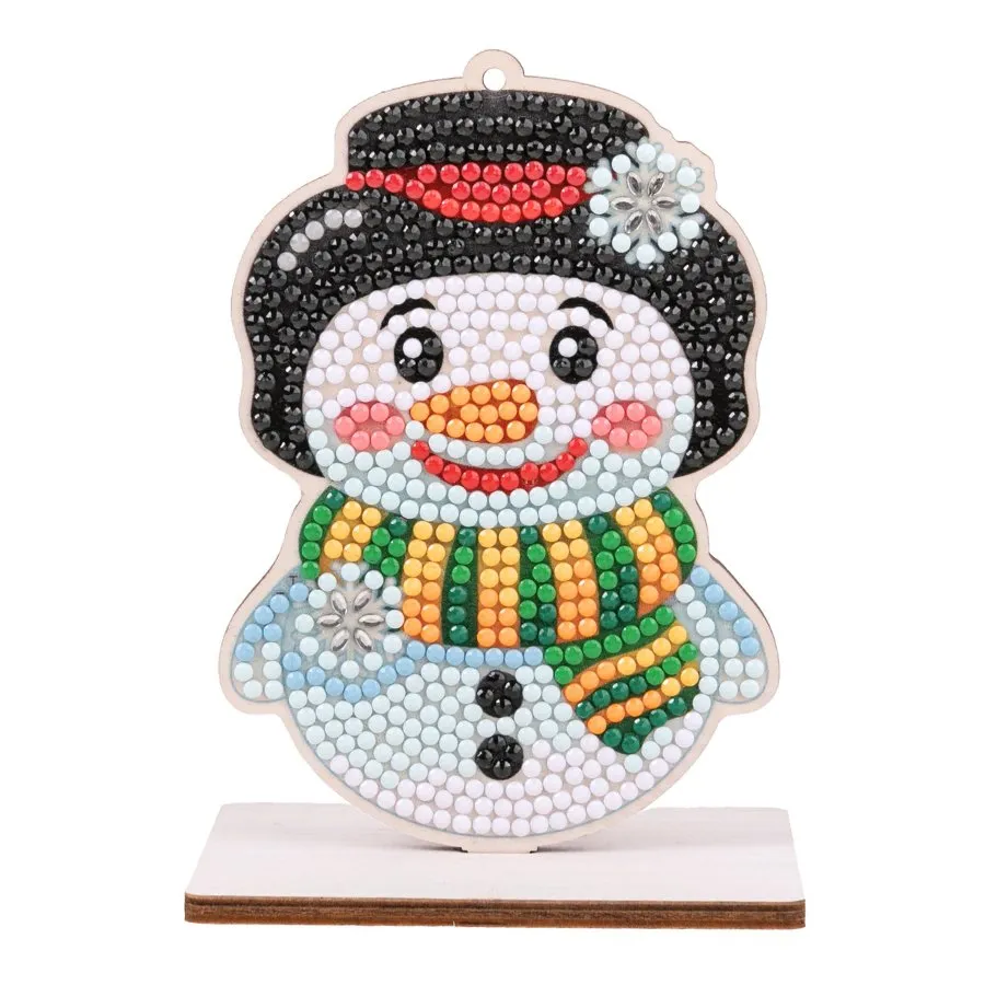 "Snowman" Crystal Art Buddies Festive Series 4 Decoration