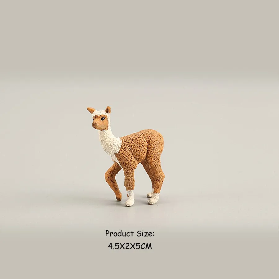 Simulation Wild Animal Deer Model Figurines,Moose,Elk,reindeer,Alpaca Action Figures Collection Figure Toys For Children