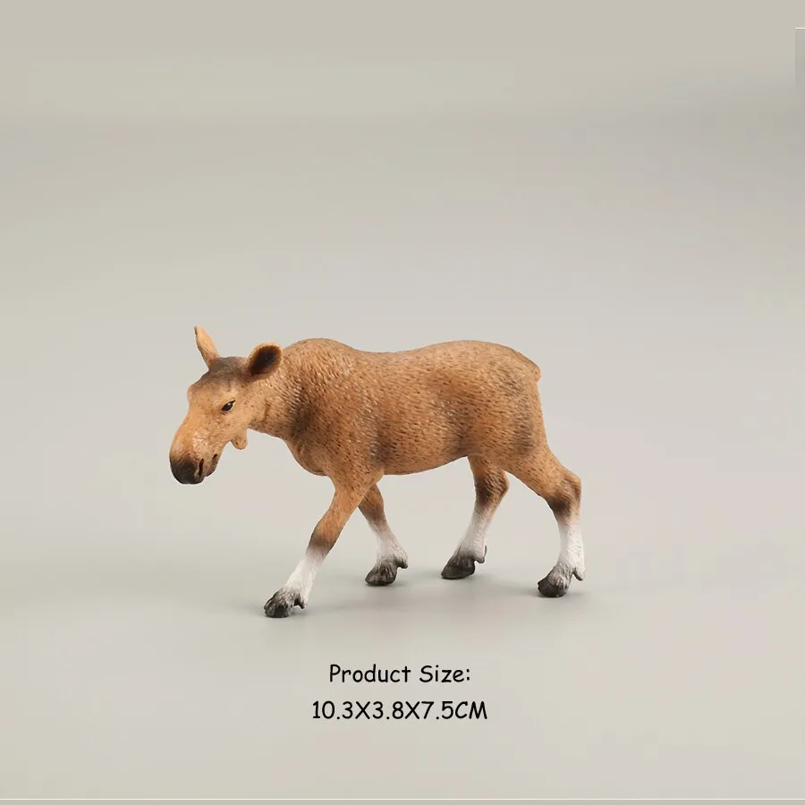 Simulation Wild Animal Deer Model Figurines,Moose,Elk,reindeer,Alpaca Action Figures Collection Figure Toys For Children