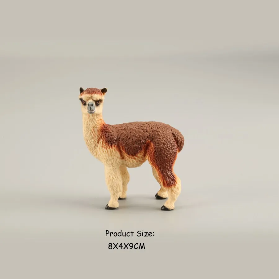 Simulation Wild Animal Deer Model Figurines,Moose,Elk,reindeer,Alpaca Action Figures Collection Figure Toys For Children