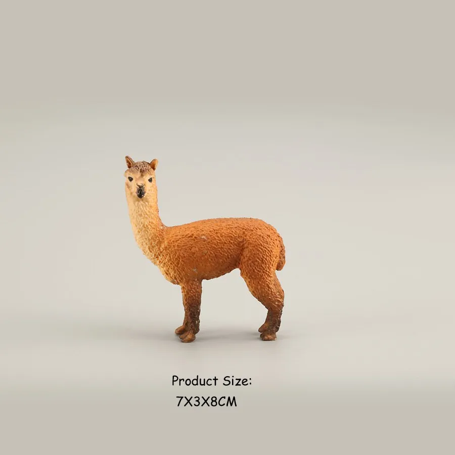 Simulation Wild Animal Deer Model Figurines,Moose,Elk,reindeer,Alpaca Action Figures Collection Figure Toys For Children