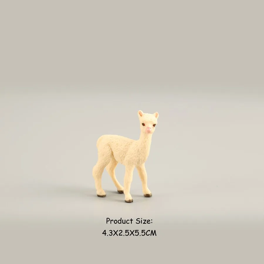 Simulation Wild Animal Deer Model Figurines,Moose,Elk,reindeer,Alpaca Action Figures Collection Figure Toys For Children