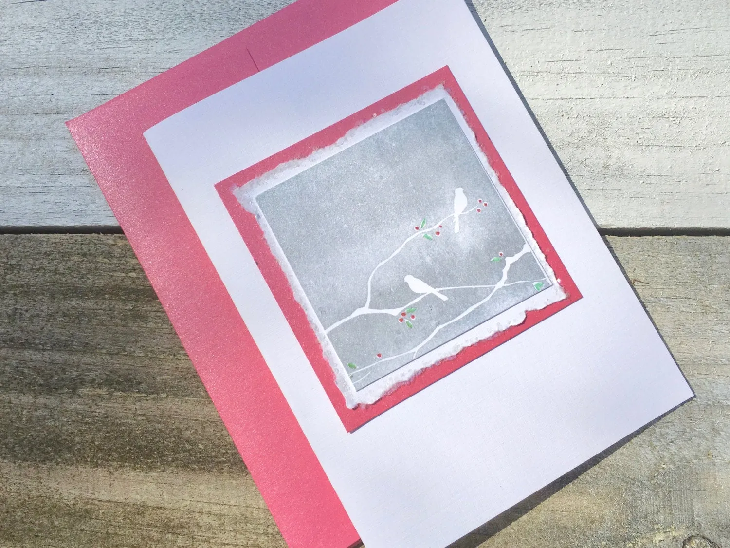 Snowbirds Card - Christmas Cards - Christmas Stationery - Christmas Note Card - Holiday Cards - Holiday Stationery - Holiday Note Cards