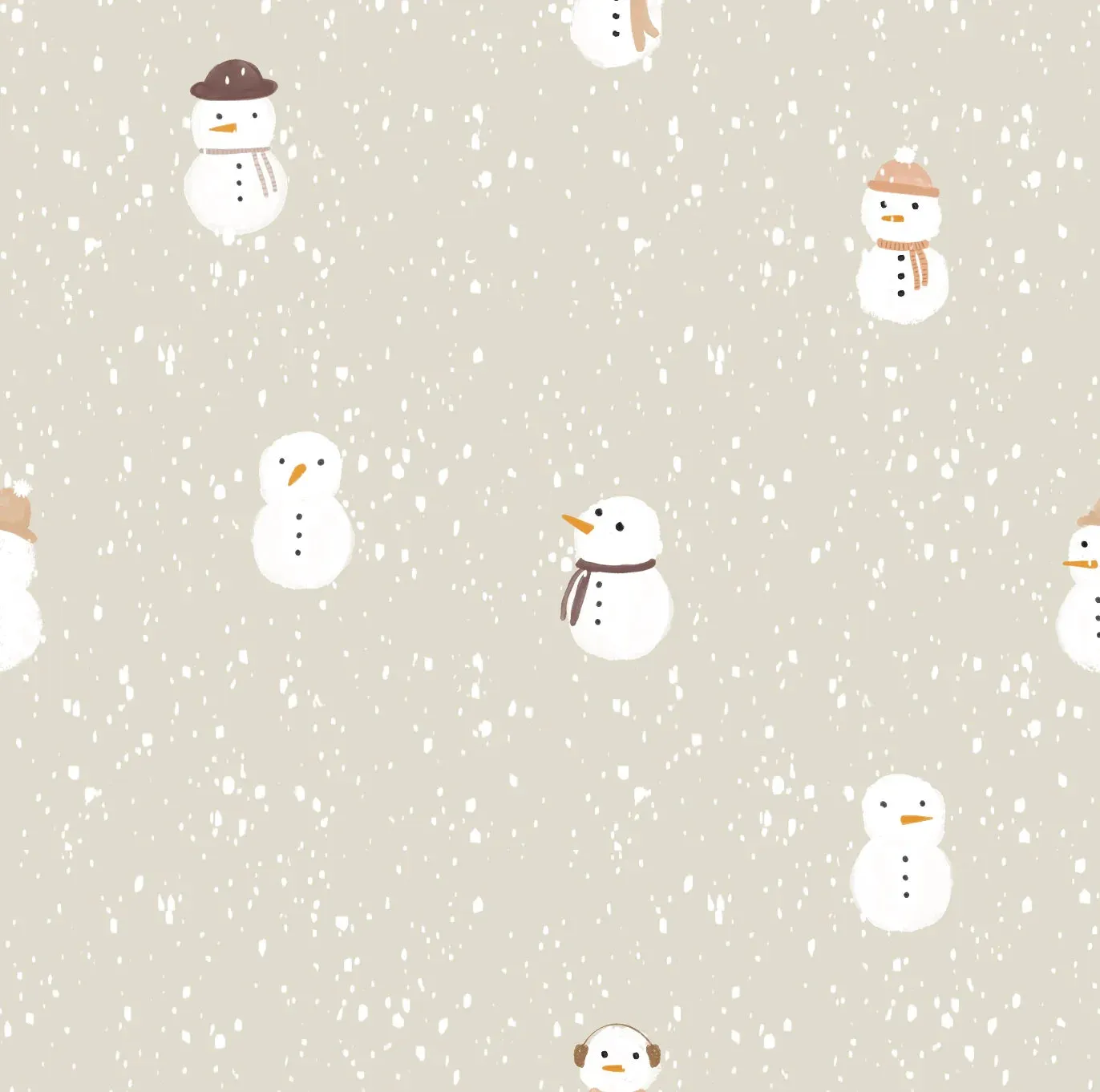 Snowman Bamboo Two-Piece Pajamas