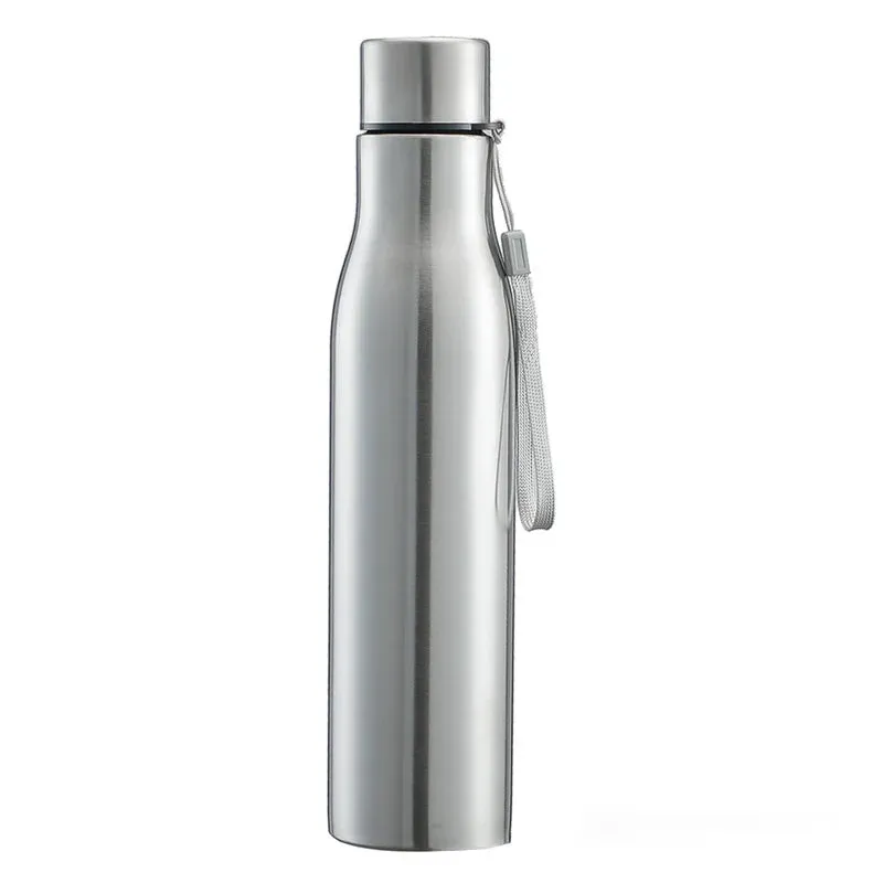Stainless Steel 1000/750 ml Water Bottle Leak Proof Portable Riding Sports Cup with Handle Kettle for Cold Keeping