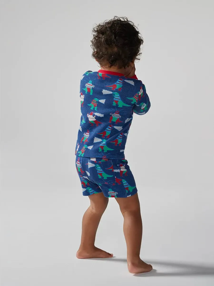 The Lil Holidinos (Toddler Waffle Pajama Set)