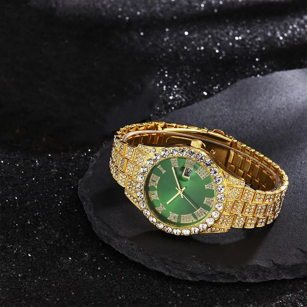 Women Men Luxury Wholesales Watch Fashion Diamond Quartz Bracelet Watches